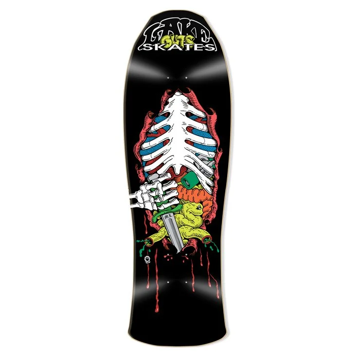 Guts ReIssue Deck-Black Stain — Lake Skateboards